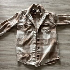 Love Tree Beige and Cream Outerwear